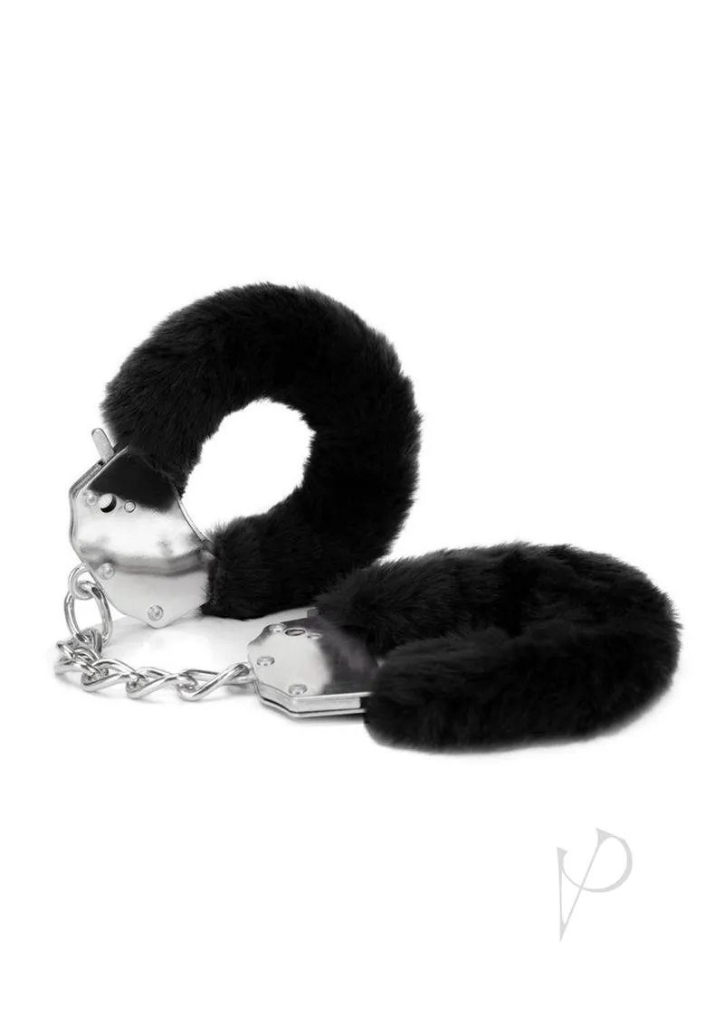 Myu Furry Handcuffs Black