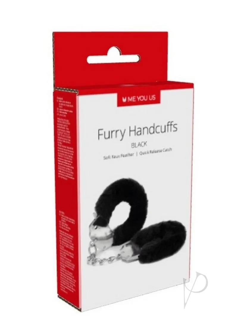 Myu Furry Handcuffs Black