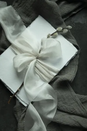 Natural White {Ethereal} Silk Ribbon