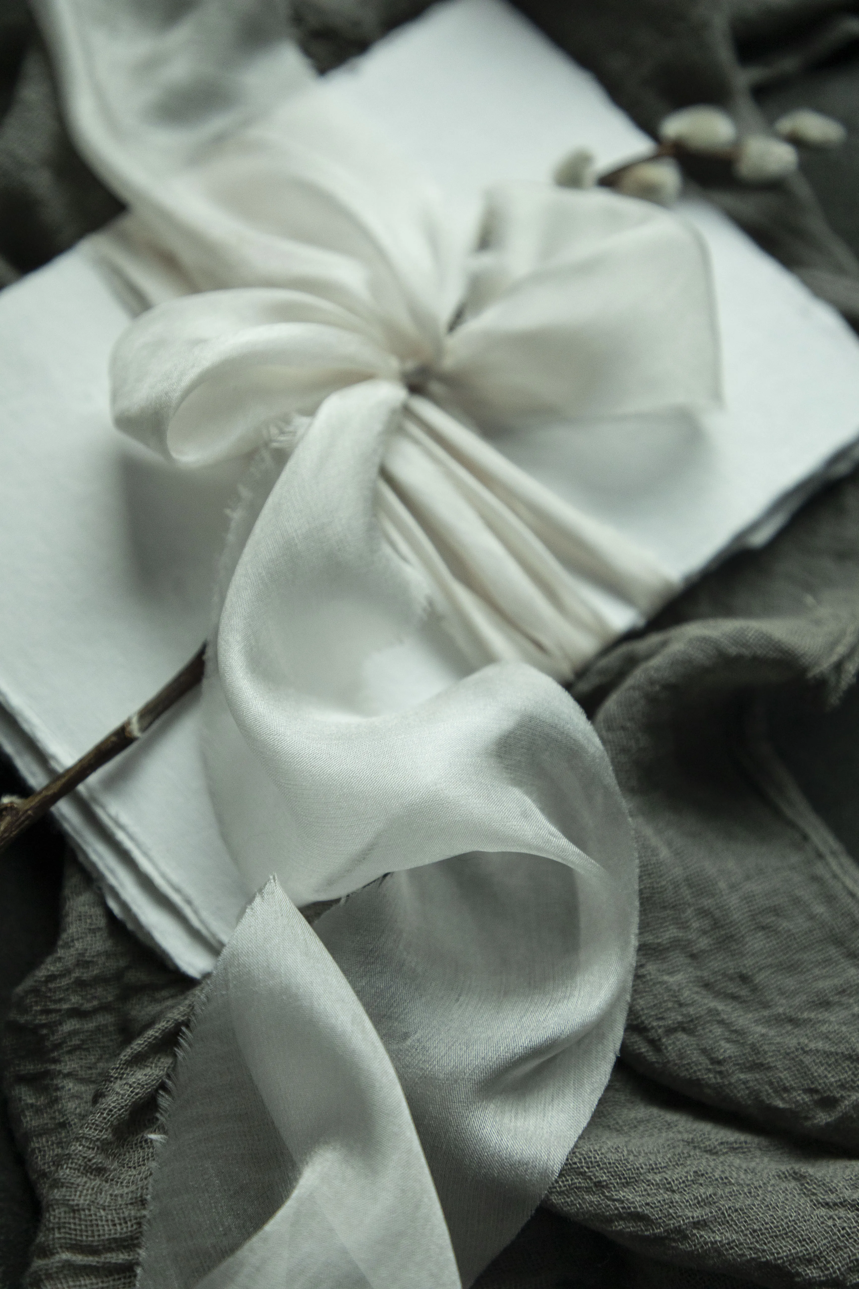 Natural White {Ethereal} Silk Ribbon