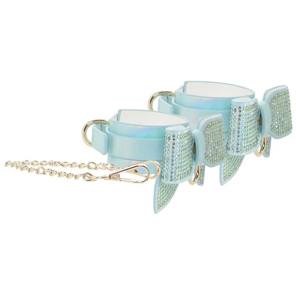 Ouch! Paris Collection Hand Cuffs in Blue