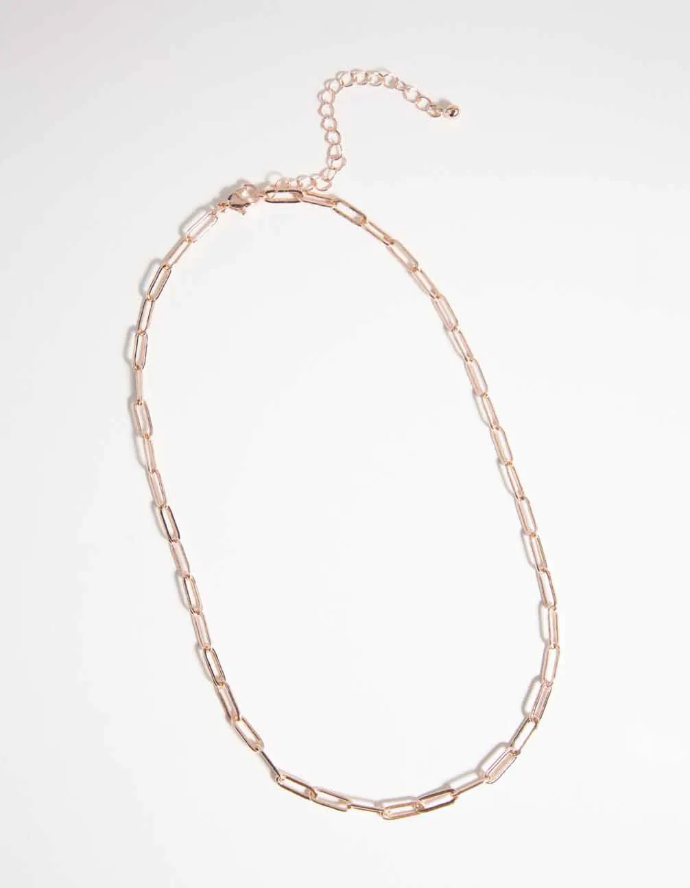 Rose Gold 4mm Link Chain Necklace