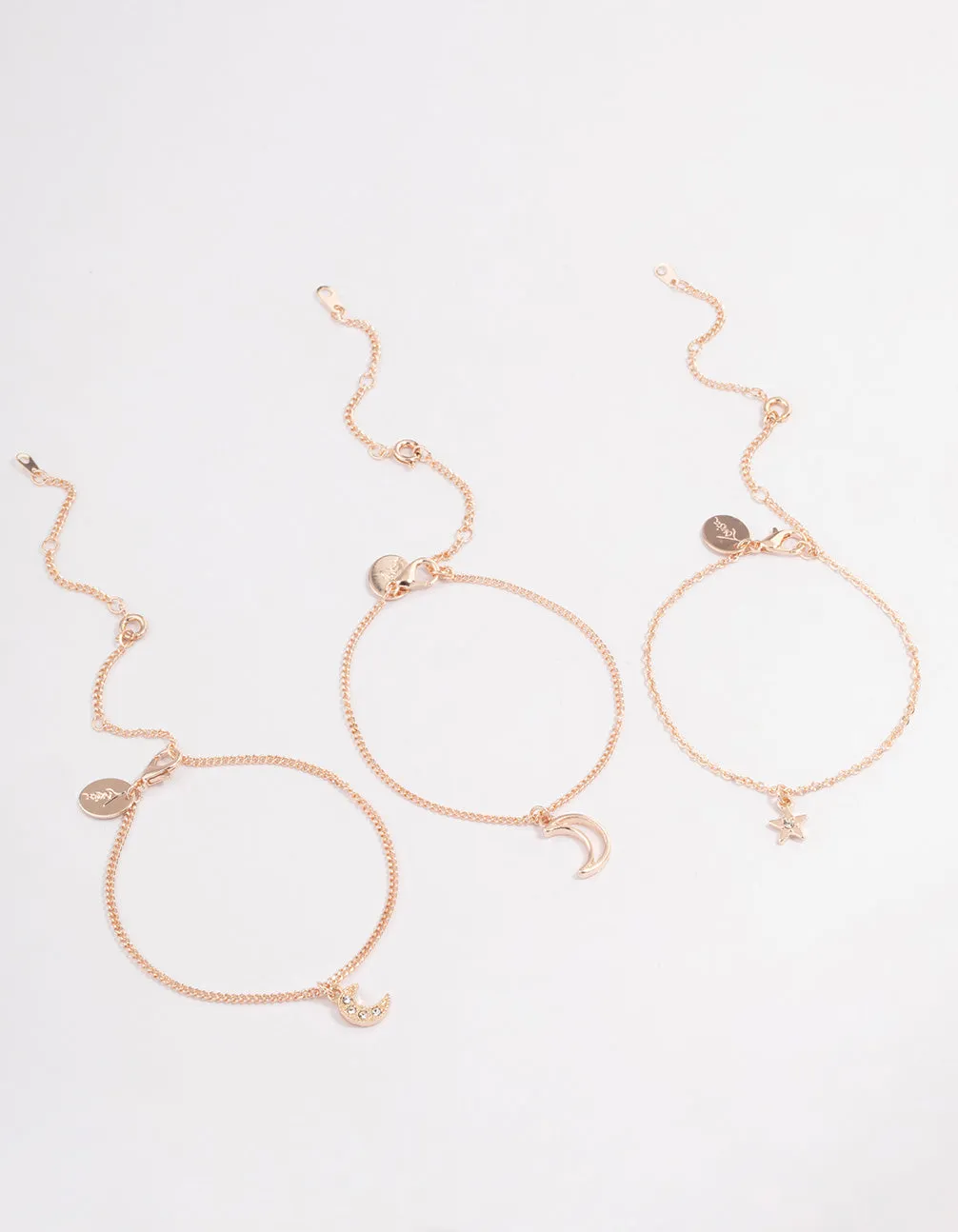 Rose Gold Celestial Bracelet or Anklet Pack