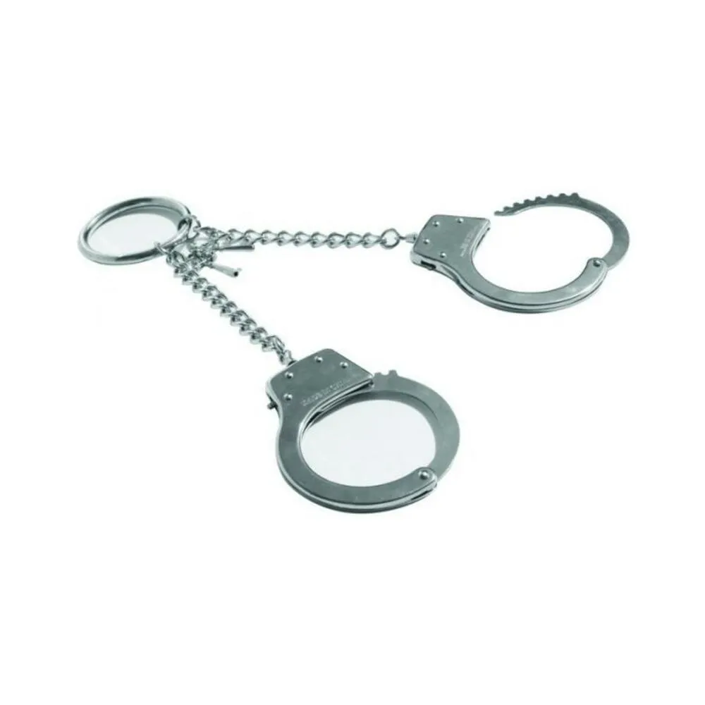 Sex and Mischief Ring Metal Handcuffs