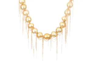 South Sea Fringe Strand Necklace