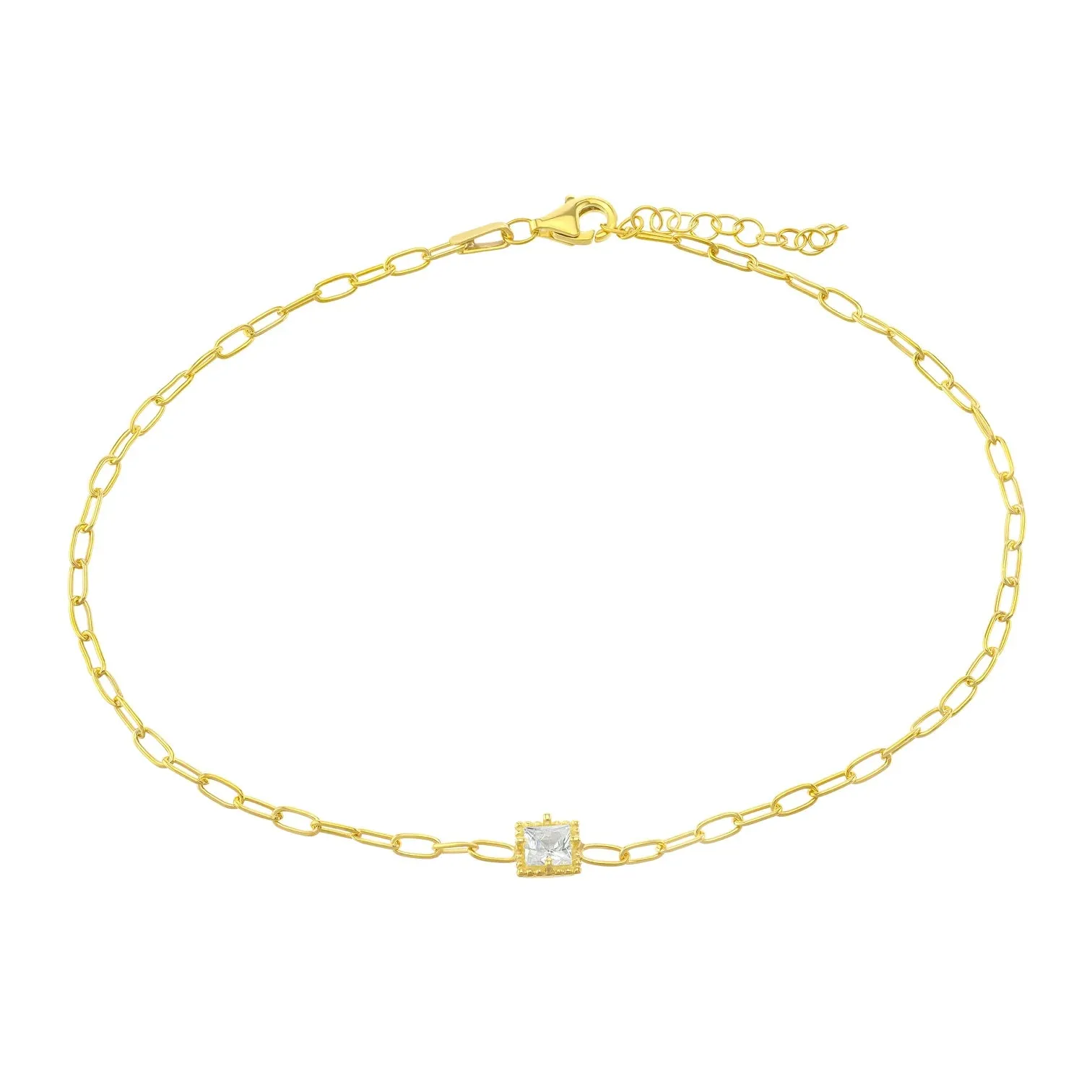 Square Link Anklet