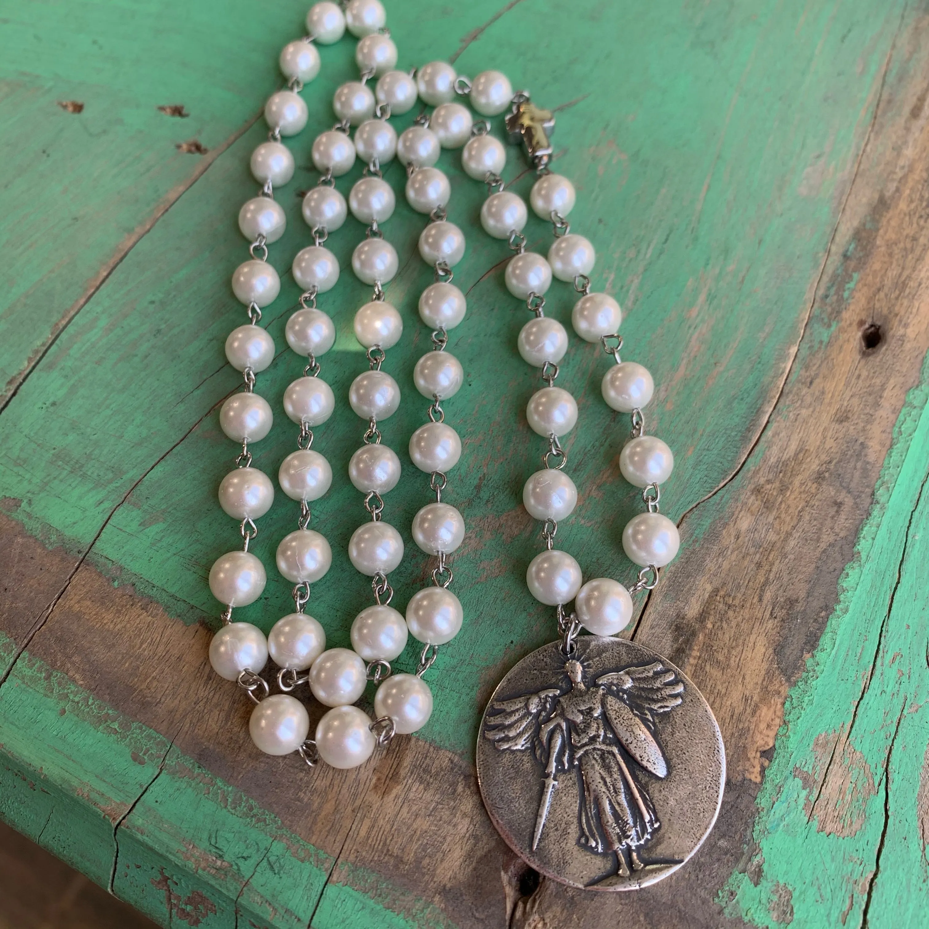 St Michael Pearl Set