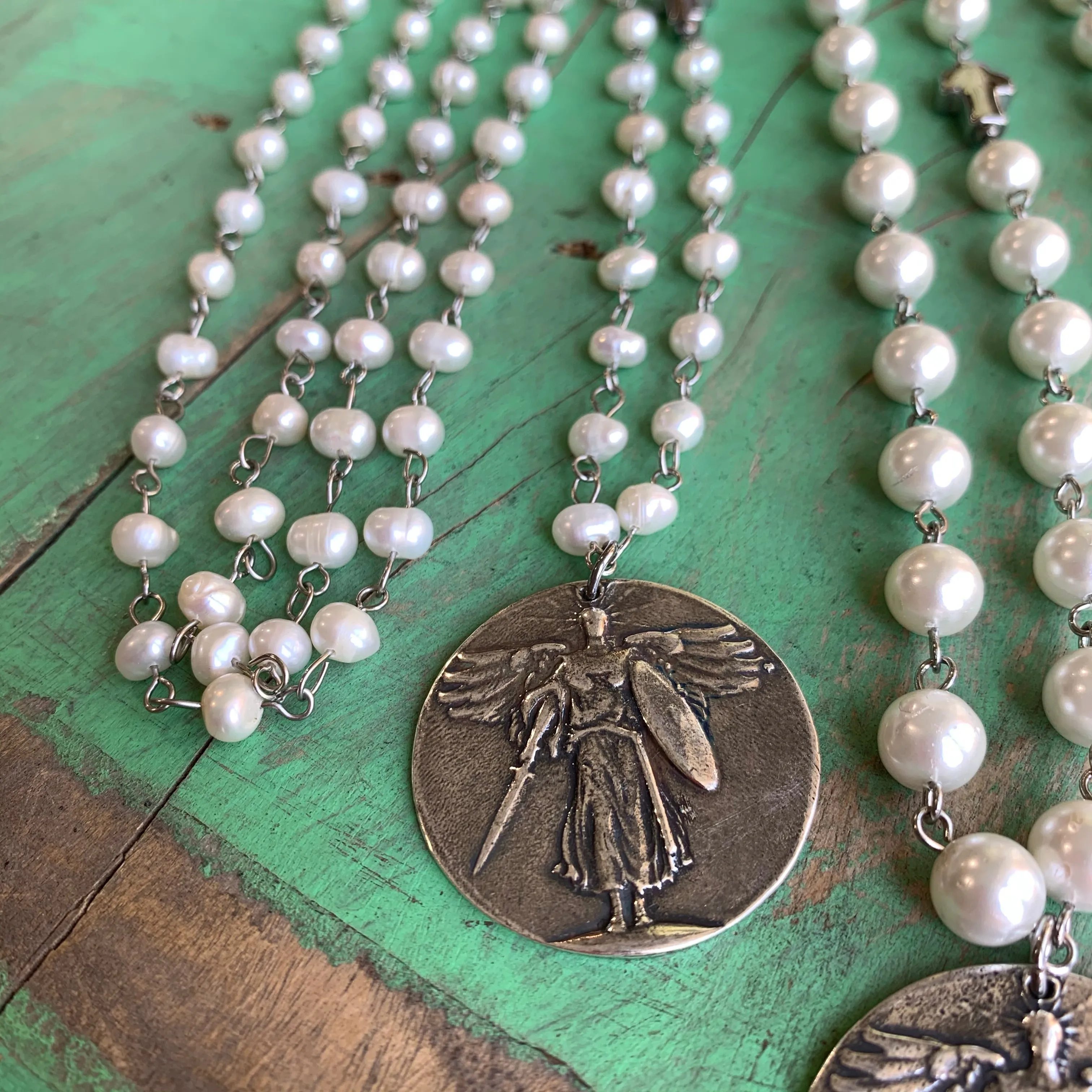 St Michael Pearl Set