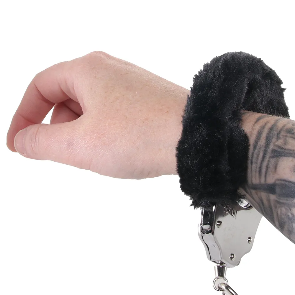 Temptasia Beginner Fuzzy Cuffs in Black