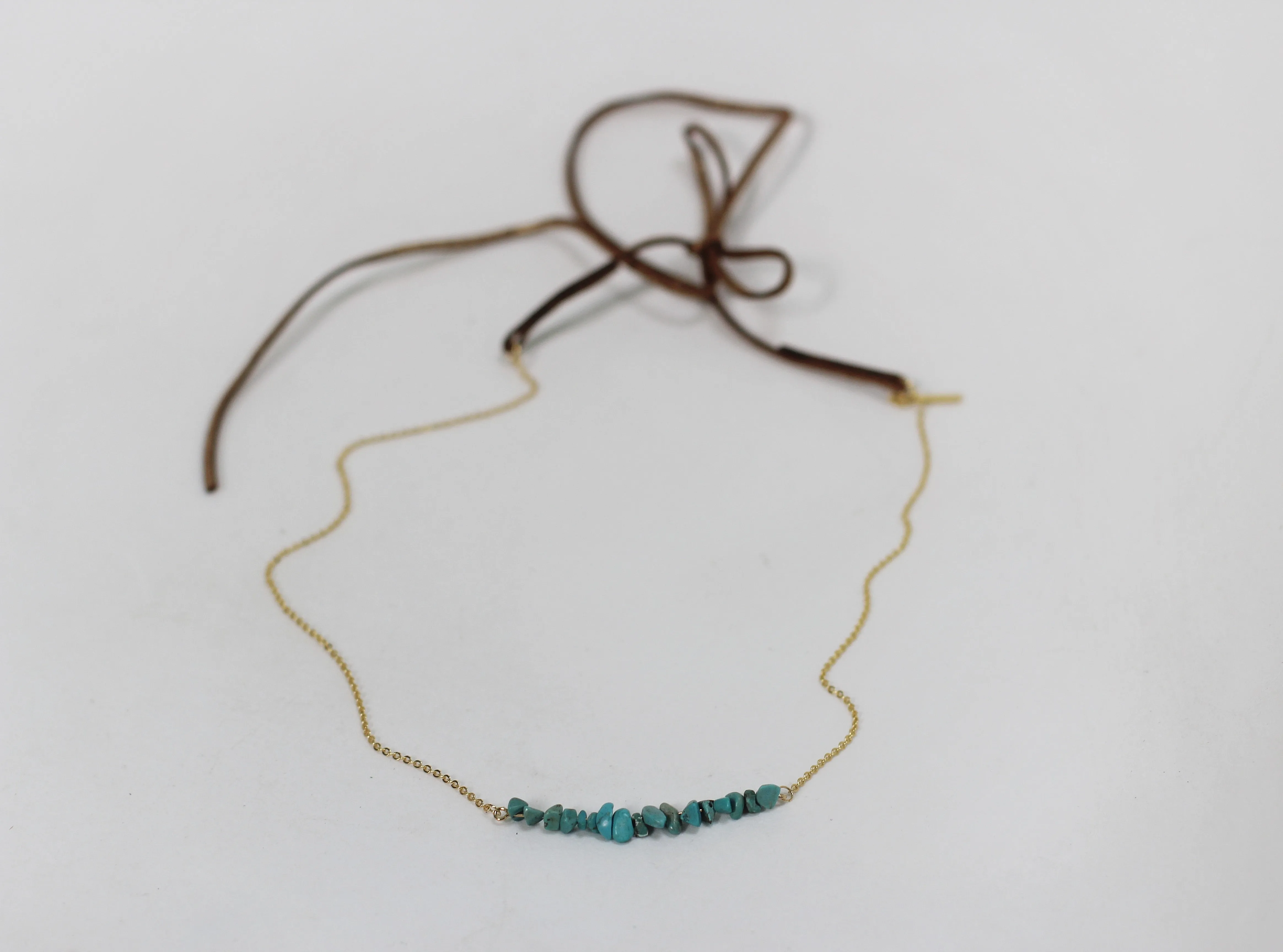 Turquoise Hair Chain