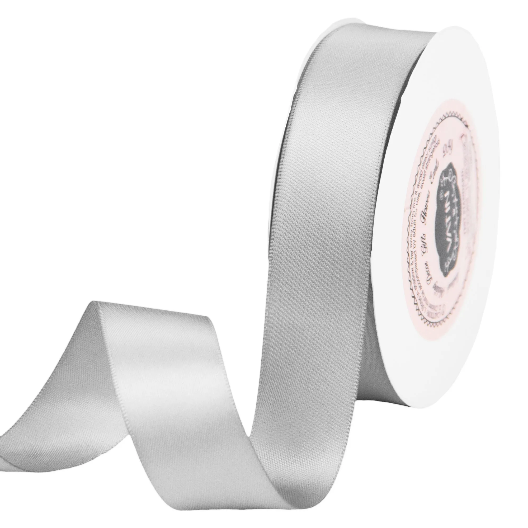 VATIN 1 inch Double Faced Polyester Satin Ribbon - 25 Yard Spool, Perfect for Wedding, Wreath, Baby Shower,Packing and Other Projects