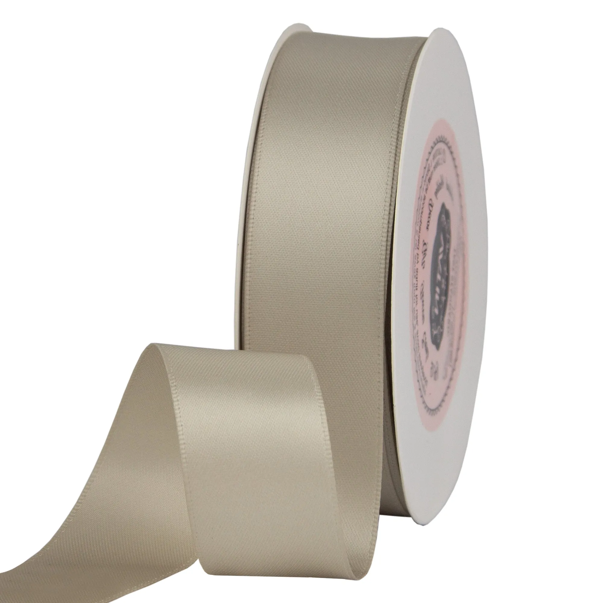 VATIN 1 inch Double Faced Polyester Satin Ribbon - 25 Yard Spool, Perfect for Wedding, Wreath, Baby Shower,Packing and Other Projects